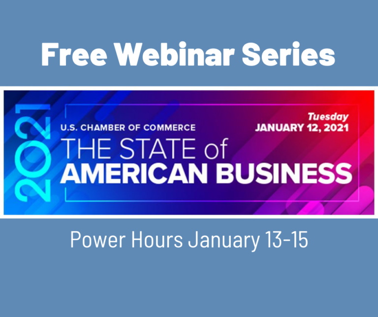 US Chamber: State of American Business webinar series